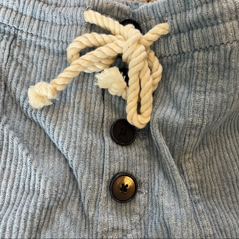 J Crew Pull-on Indigo Corduroy Short Blue Size Medium - Picture 7 of 15